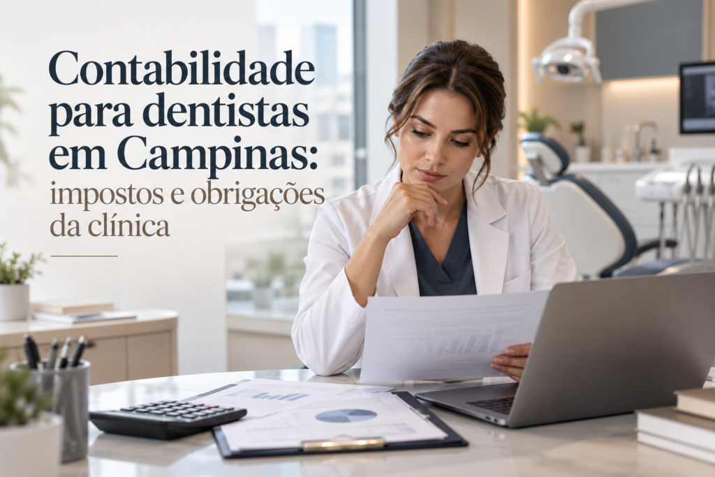 Contabilidade para dentistas em Campinas: impostos e obrigações da clínica
